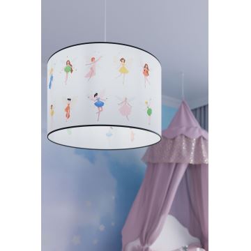 Lampadario a sospensione per bambini FAIRY 1xE27/15W/230V diametro 30 cm fata