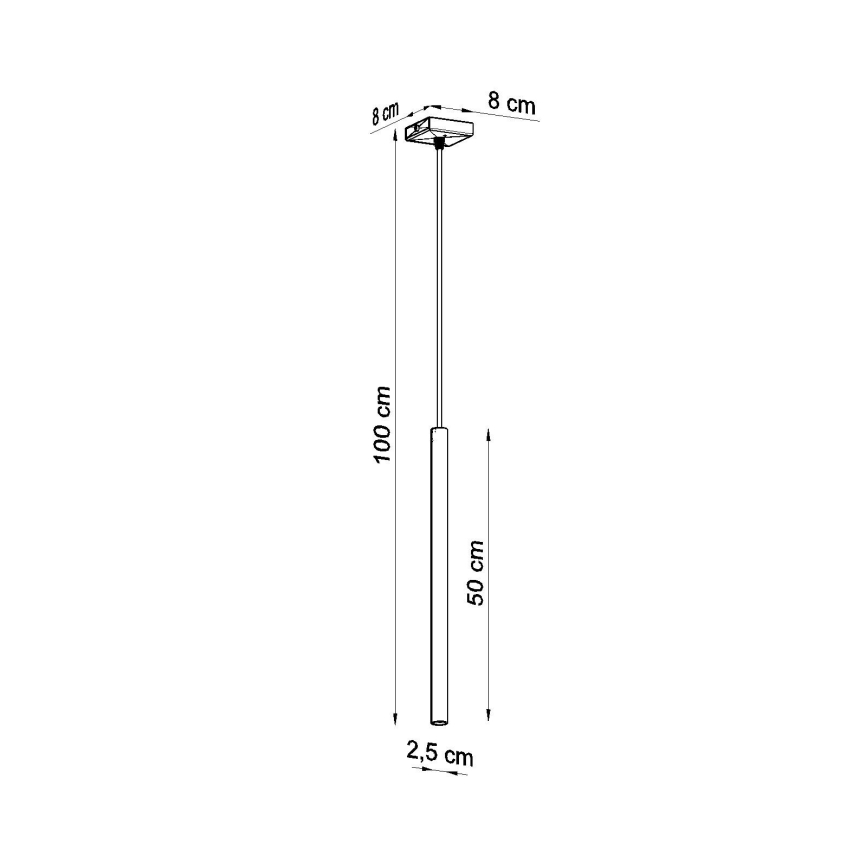 Lampadario a sospensione con filo PASTELO 1xG9/8W/230V color crema