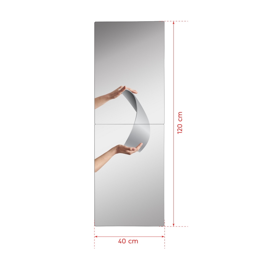 Specchio da parete RECTANGULAR 120x40 - 2 parts