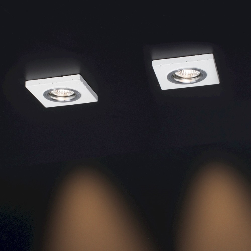 Lampada LED da incasso VITAR 1xGU10/5W/230V CRI 90 calcestruzzo – FSC certificato