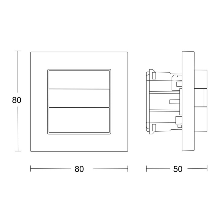 Steinel 059460 - Sensore di movimento HF 180 KNX bianco