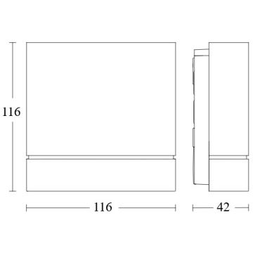 Steinel 067281 - Sensore di movimento da esterno IS 180 DIGI BASIC IP54 bianco