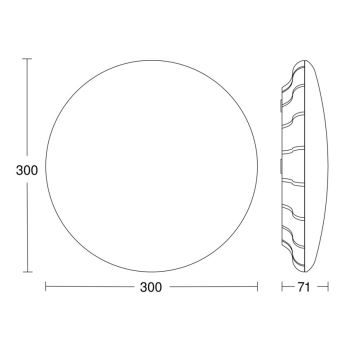 Steinel 067540 - Plafoniera LED dimmerabile con sensore RS PRO S20 SC 15,7W/230V 4000K