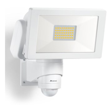 Steinel 067588-LED Proiettore con sensore LS 300 S LED/29,5W/230V 4000K IP44 bianco