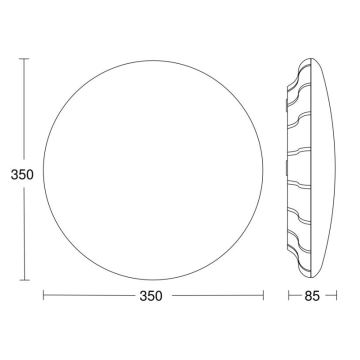 Steinel 068042 - Plafoniera LED con sensore RS PRO S30 SC 25,8W/230V 4000K