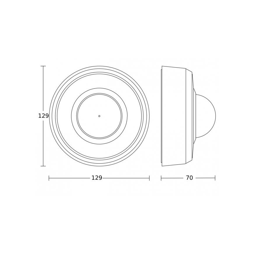 Vendita Online Sensore di movimento con sensore crepuscolare IP54