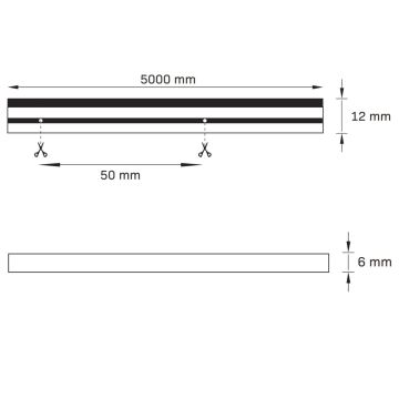 Striscia LED NEON 5m LED/40W/24V rosa IP65