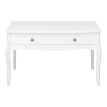 Tavolino BAROQUE 55x96,5 cm bianco