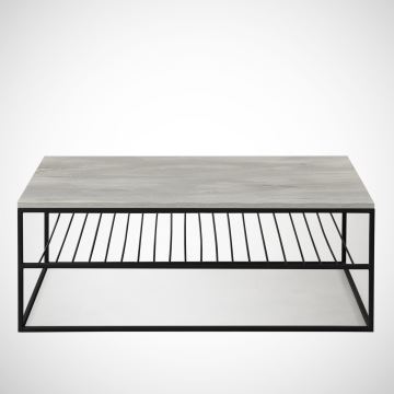 Tavolino ETNA 43x95 cm grigio