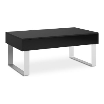 Tavolino PAVO 45x110 cm nero lucido