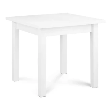 Tavolo da pranzo HOSPE 78x80 cm faggio/bianco