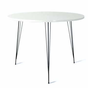 Tavolo da pranzo SANDALF 75x90 cm bianco