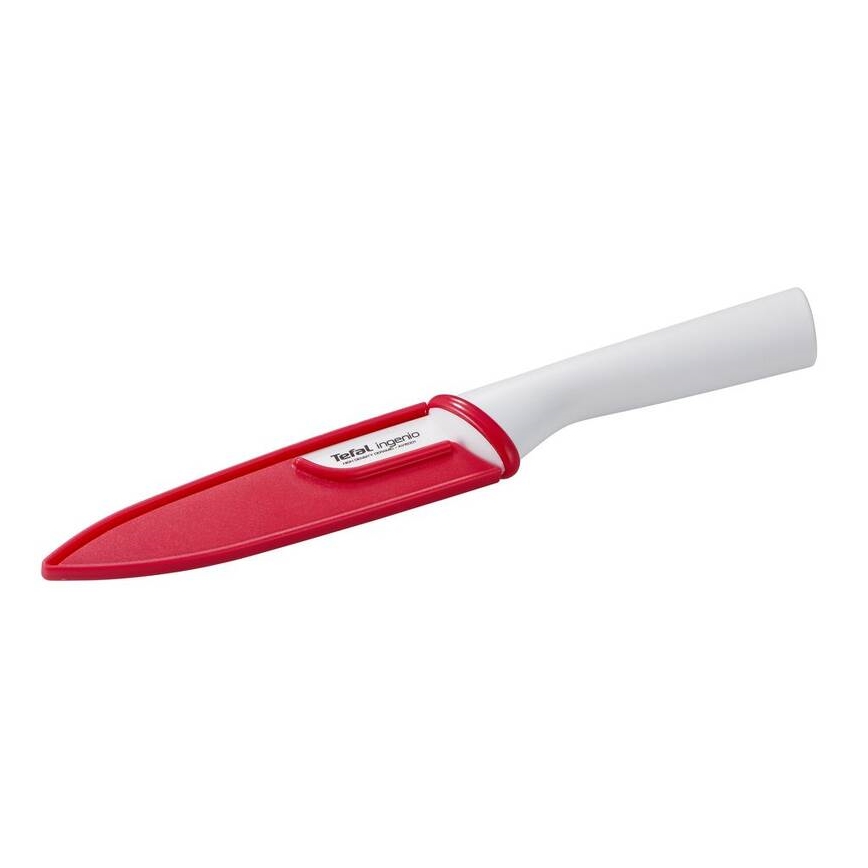 Tefal - Ceramica coltello universal INGENIO 13 cm bianco/rosso