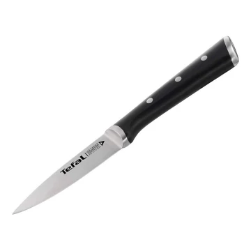 Tefal - Coltello da intaglio in acciaio inox ICE FORCE 9 cm cromo/nero