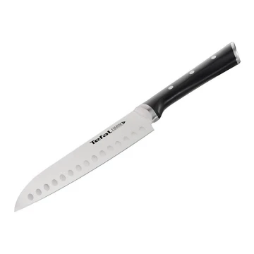 Tefal - Coltello santoku in acciaio inox ICE FORCE 18 cm cromo/nero