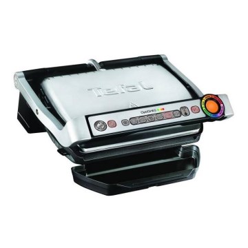 Tefal - Griglia a contatto OPTIGRILL+ INOX WAFFLES 2000W/230V nero/cromo