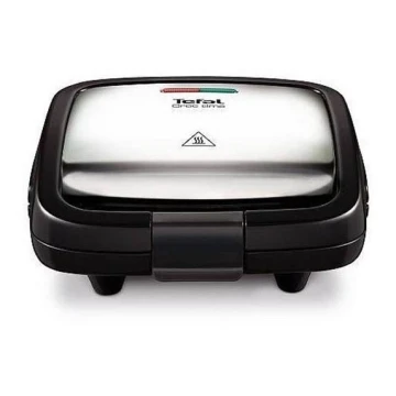 Tefal - Macchina per i panini CROC TIME 700W/230V nero/cromo