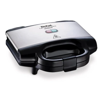 Tefal - Macchina per i panini ULTRACOMPACT 700W/230V nero/cromo