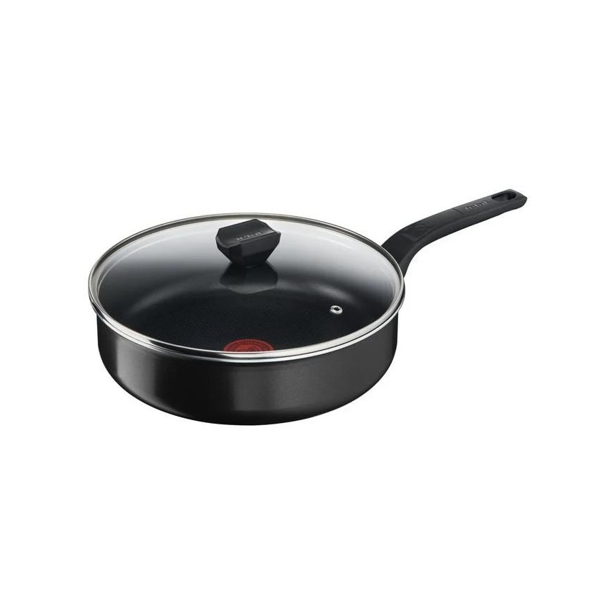 Tefal - Padella profonda con coperchio SIMPLY CLEAN 24 cm