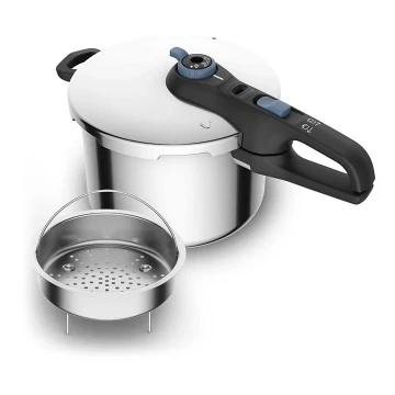 Tefal - Pentola a pressione 6 l SECURE TRENDY acciaio inossidabile