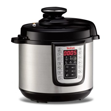 Tefal - Pentola a pressione elettrica multifunzione ALL IN ONE POT 1100W/230V cromo/nero