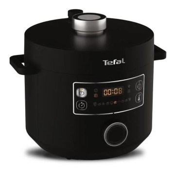 Tefal - Pentola elettrica multifunzionale TURBO CUISINE 4,8 l 1090W/230V nero