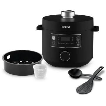 Tefal - Pentola elettrica multifunzionale TURBO CUISINE 4,8 l 1090W/230V nero