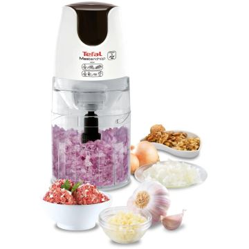 Tefal - Tritacarne elettrico 500 ml MASTERCHOP XL 500W/230V bianco