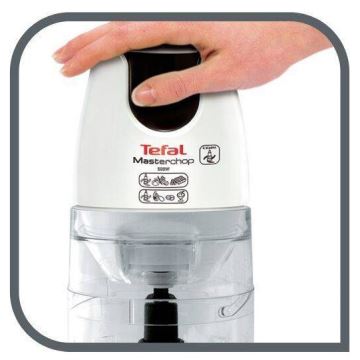 Tefal - Tritacarne elettrico 500 ml MASTERCHOP XL 500W/230V bianco