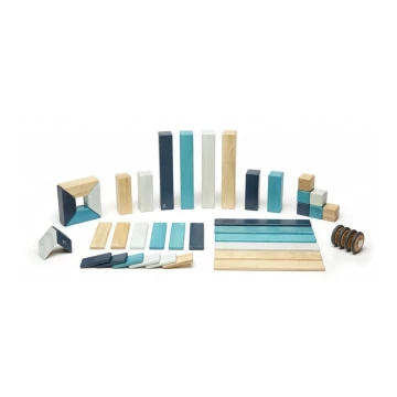 TEGU - Set di costruzioni magnetiche Blue 42 pz