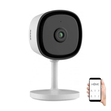 Telecamera intelligente per interni con sensore Full HD 1080p 5V Wi-Fi bianco