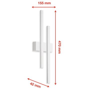 Telefunken 313206TF - Applique a LED da esterno 2xLED/8W/230V IP44