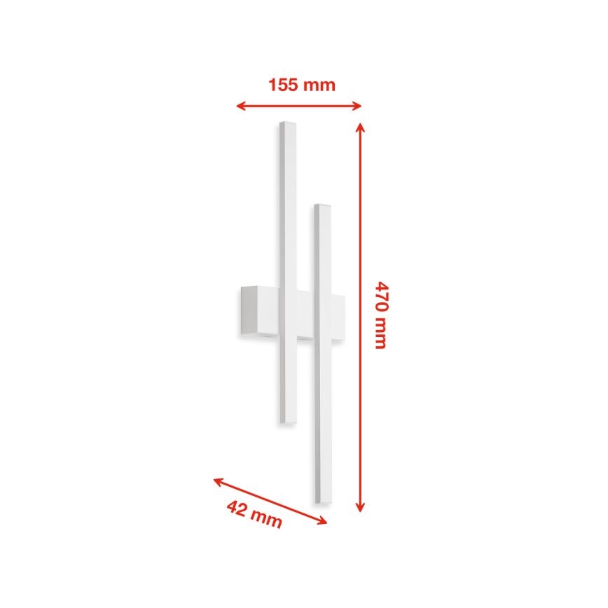 Telefunken 313206TF - Applique a LED da esterno 2xLED/8W/230V IP44