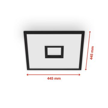 Telefunken 319405TF - LED RGBW Lampada dimmerabile LED/24W/230V 2700-6500K nero + telecomando