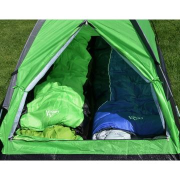 Tenda per 2 persone PU 1500 mm verde