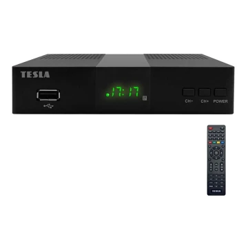 TESLA Electronics - DVB-T2 H.265 (HEVC) ricevitore 2xAAA + telecomando