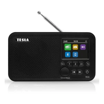 TESLA Electronics - Radio DAB+ FM 5W/1800 mAh nero