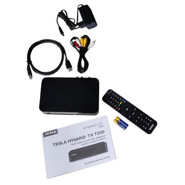 TESLA Electronics - Ricevitore DVB-T2 H.265 (HEVC) 12V + telecomando