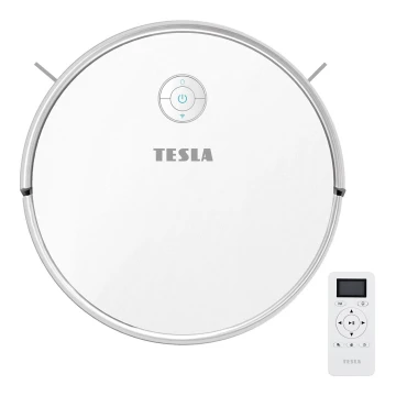 TESLA Electronics RoboStar - Aspirapolvere robot smart 2in1 2600 mAh Wi-Fi bianco + telecomando