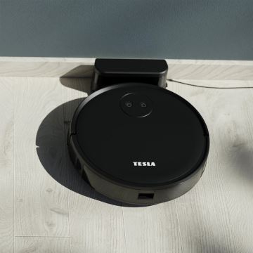 TESLA Smart - Aspirapolvere robot smart 2in1 2000 mAh Wi-Fi nero + telecomando