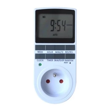 Timer digitale settimanale 16A/230V