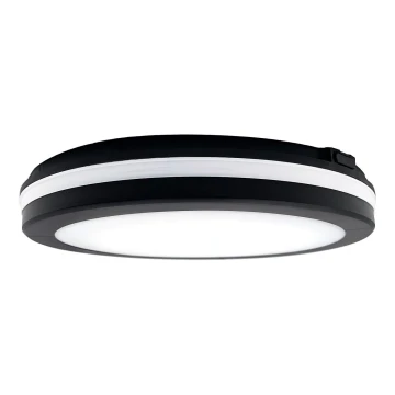 Top Lampada - Lampada LED da bagno COMET LED/24W/230V 3000/4000/6500K IP54 diametro 30 cm nero