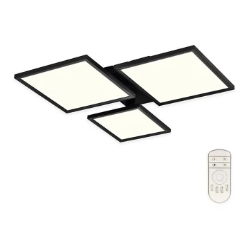 Top Lampada - Lampadario a plafone LED dimmerabile MERKUR LED/50W/230V 3000-6500K nero + telecomando