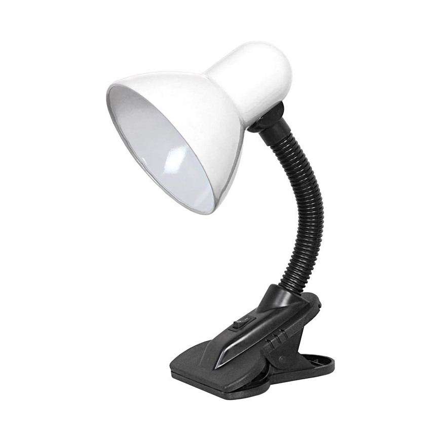 Top Light - Lampada con Clip 1xE27/60W/230V bianco