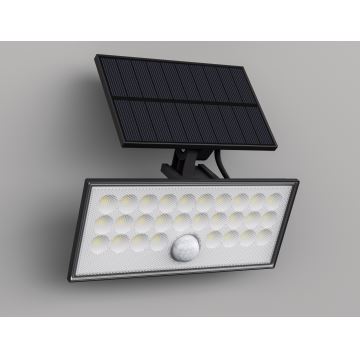 Top Light - Proiettore solare da parete a LED con sensore HELEON VARIO LED/8W/3,7V IP65 4000K + telecomando