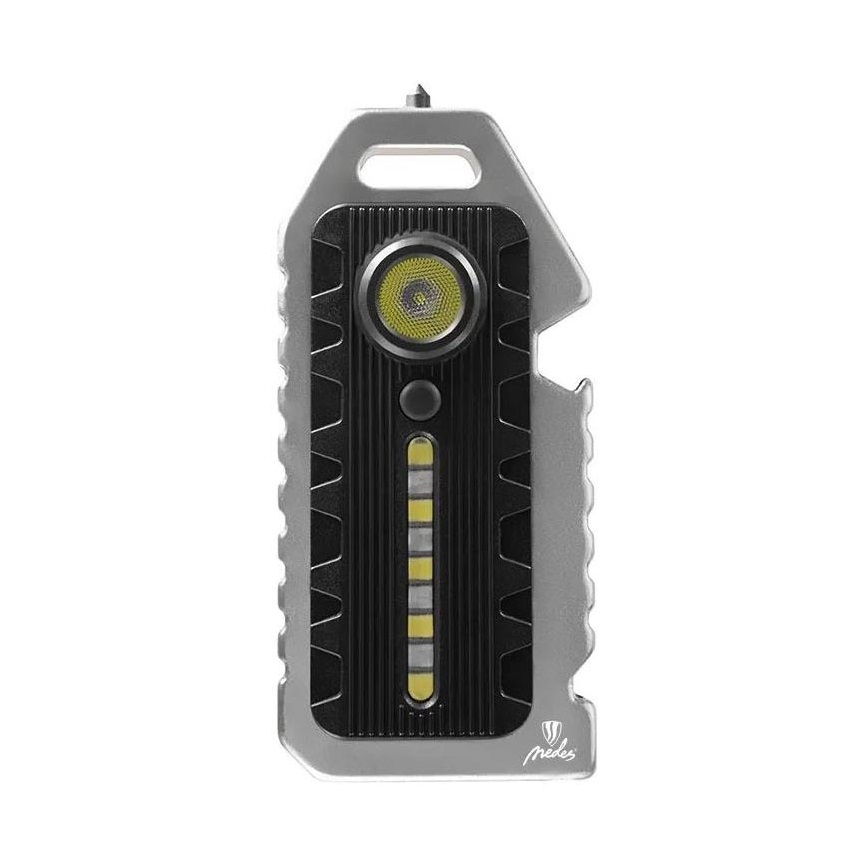 Torcia elettrica multifunzionale dimmerabile ricaricabile LED/1W/5V IP44 400 mAh 50 lm