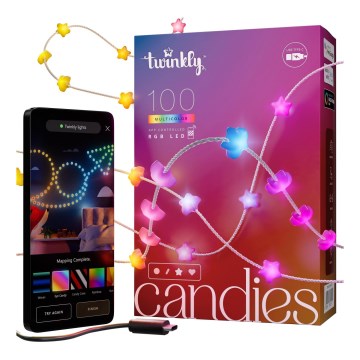 Twinkly - LED RGB Dimmerabile Catena natalizia CANDIES 100xLED 8 m USB Wi-Fi