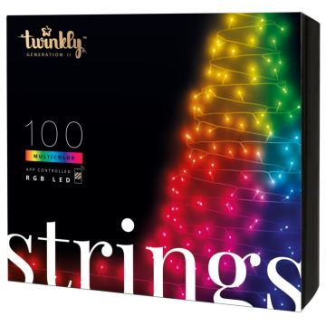 Twinkly - LED RGB Dimmerabile per esterni strisce natalizie STRINGS 100xLED 11,5m IP44 Wi-Fi