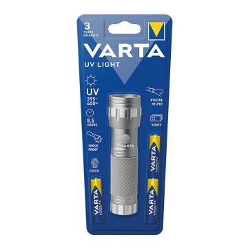 Varta 15638101421 - Torcia LED UV LIGHT UV/3xAAA