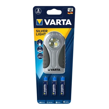 Varta 16647101421 - Torcia a mano LED SILVER LIGHT LED/3xAAA